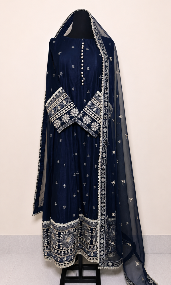 Shaposh Navy Blue 3PC
